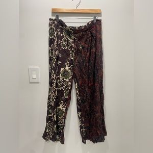 Free people two color floral pants